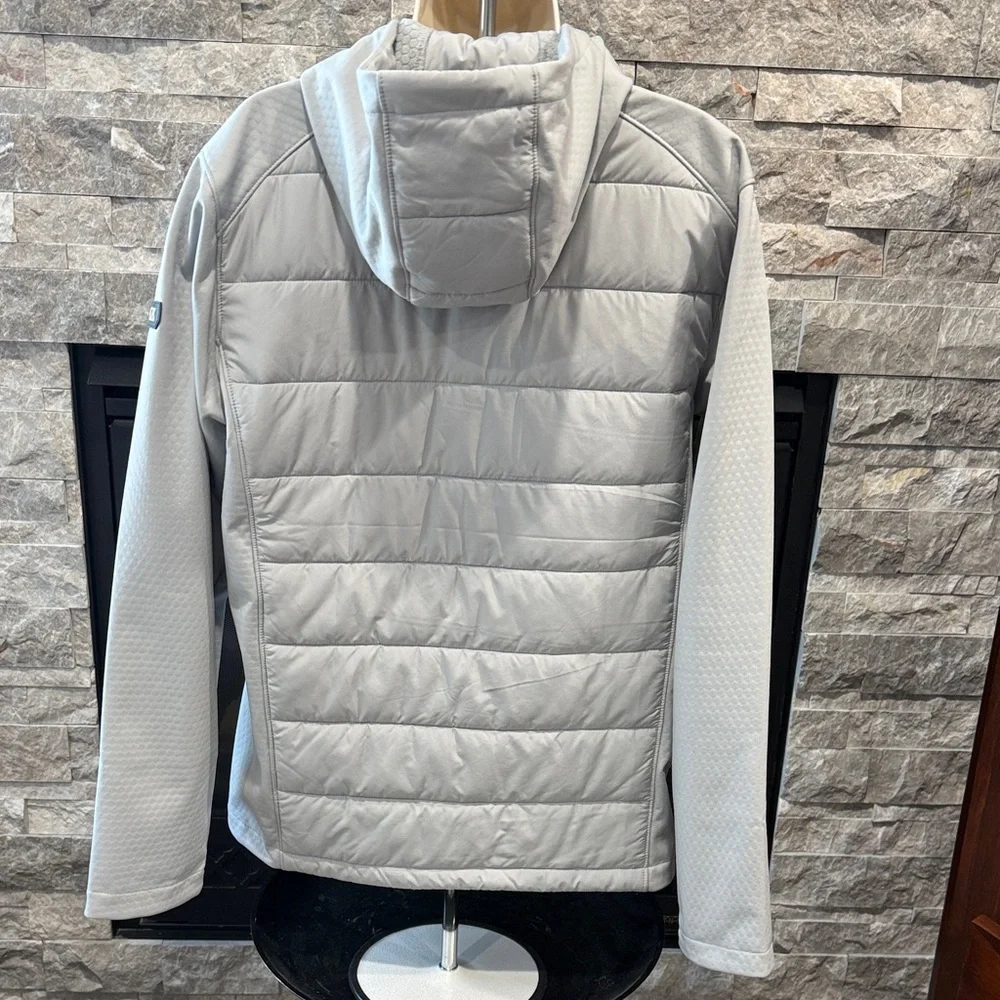 Cutter & Buck Evoke Hybrid Eco Softshell Recycled Full Zip Mens Hooded Jacket